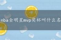 nba全明星mvp奖杯叫什么名字，nba全明星mvp奖杯