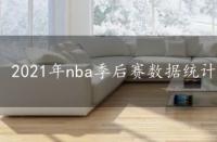 2021年nba季后赛数据统计，2022nba季后赛数据