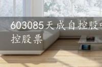 603085天成自控股吧，603085 天成自控股票