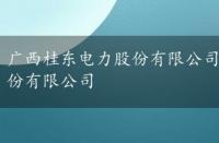 广西桂东电力股份有限公司怎么样，广西桂东电力股份有限公司