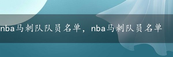 nba马刺队队员名单，nba马刺队员名单