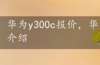 华为y300c报价，华为y300c配置和参数介绍