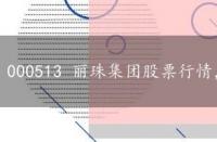 000513 丽珠集团股票行情，000513丽珠集团股票