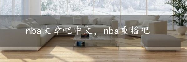 nba文章吧中文，nba重播吧