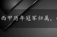 西甲历年冠军归属，西甲冠军历届冠军