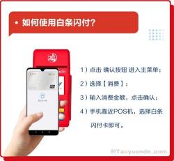 京东闪付不能用白条付款，但有专门的白条闪付产品