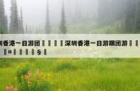 深圳包团旅游：热门一日游线路推荐