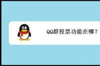 如何在腾讯QQ中发起群投票