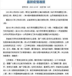 黑龙江哈尔滨疫情源头仍未公布：病例活动轨迹分析